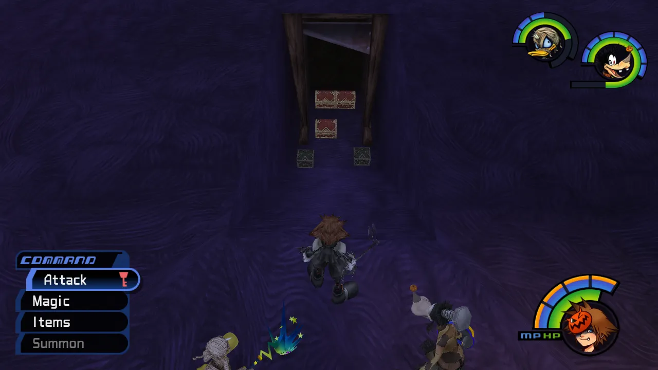 Halloween Town Manor Ruins Entrance Steps Chest (Hole)
